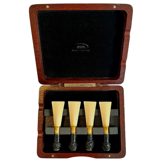 Wooden Bassoon Reed Case (4 reeds)